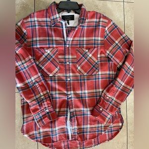Rag & Bone checked Cotton flannel shirt- size Medium